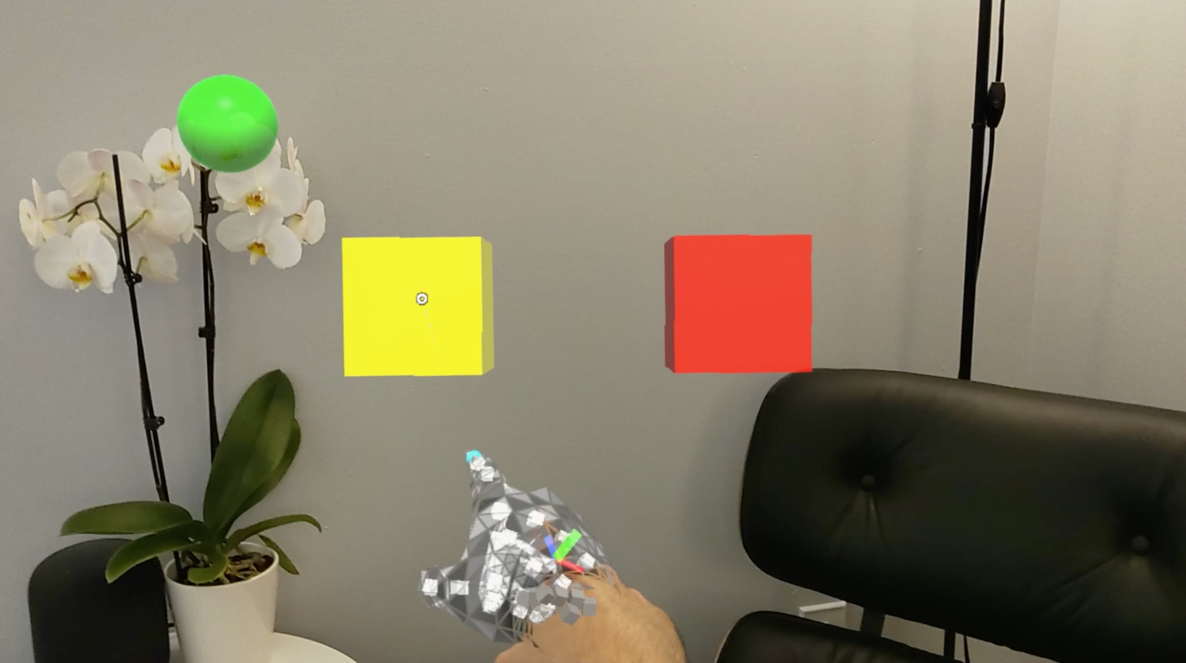 A demo of the AR software