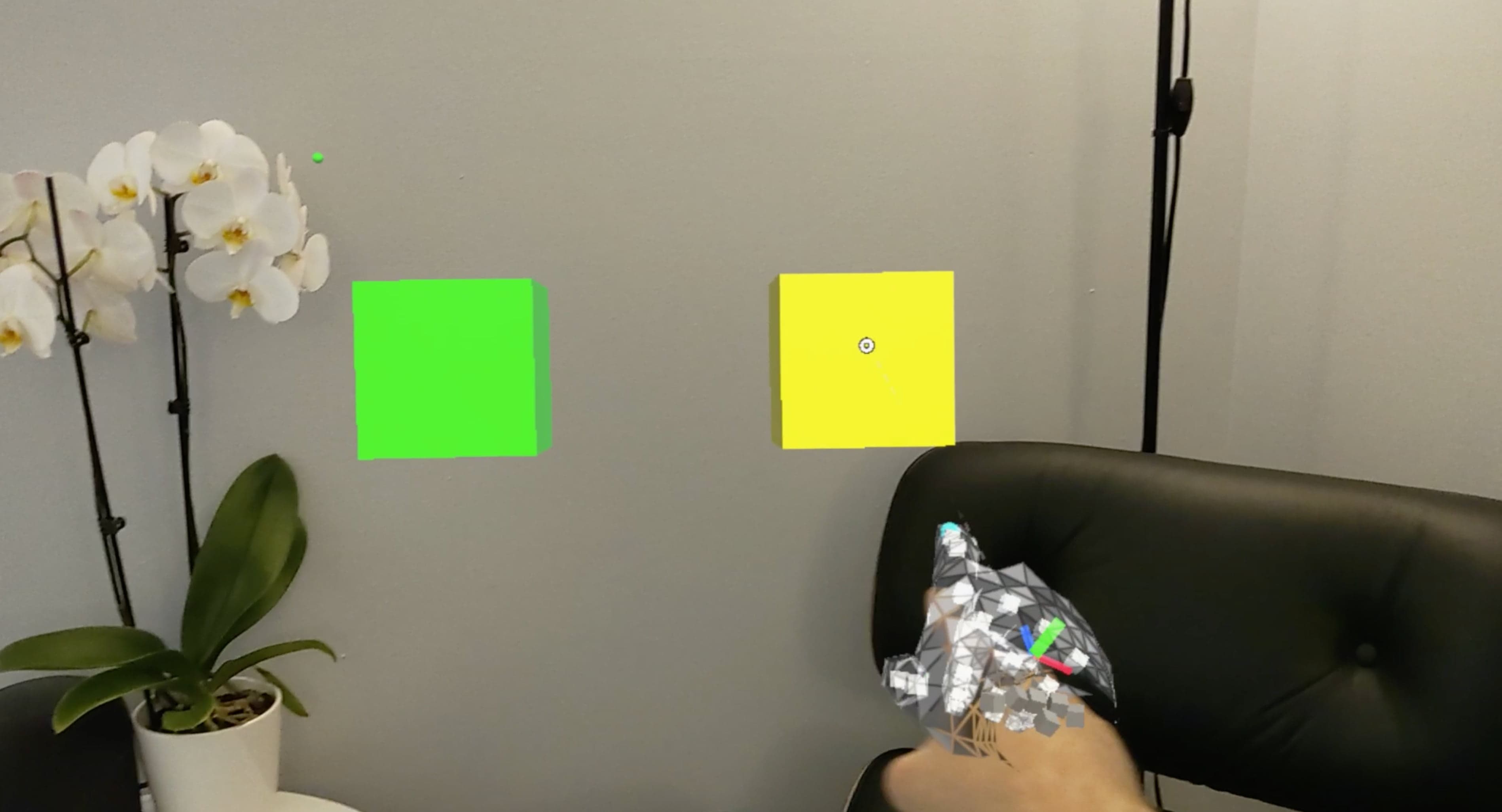 A demo of the AR software