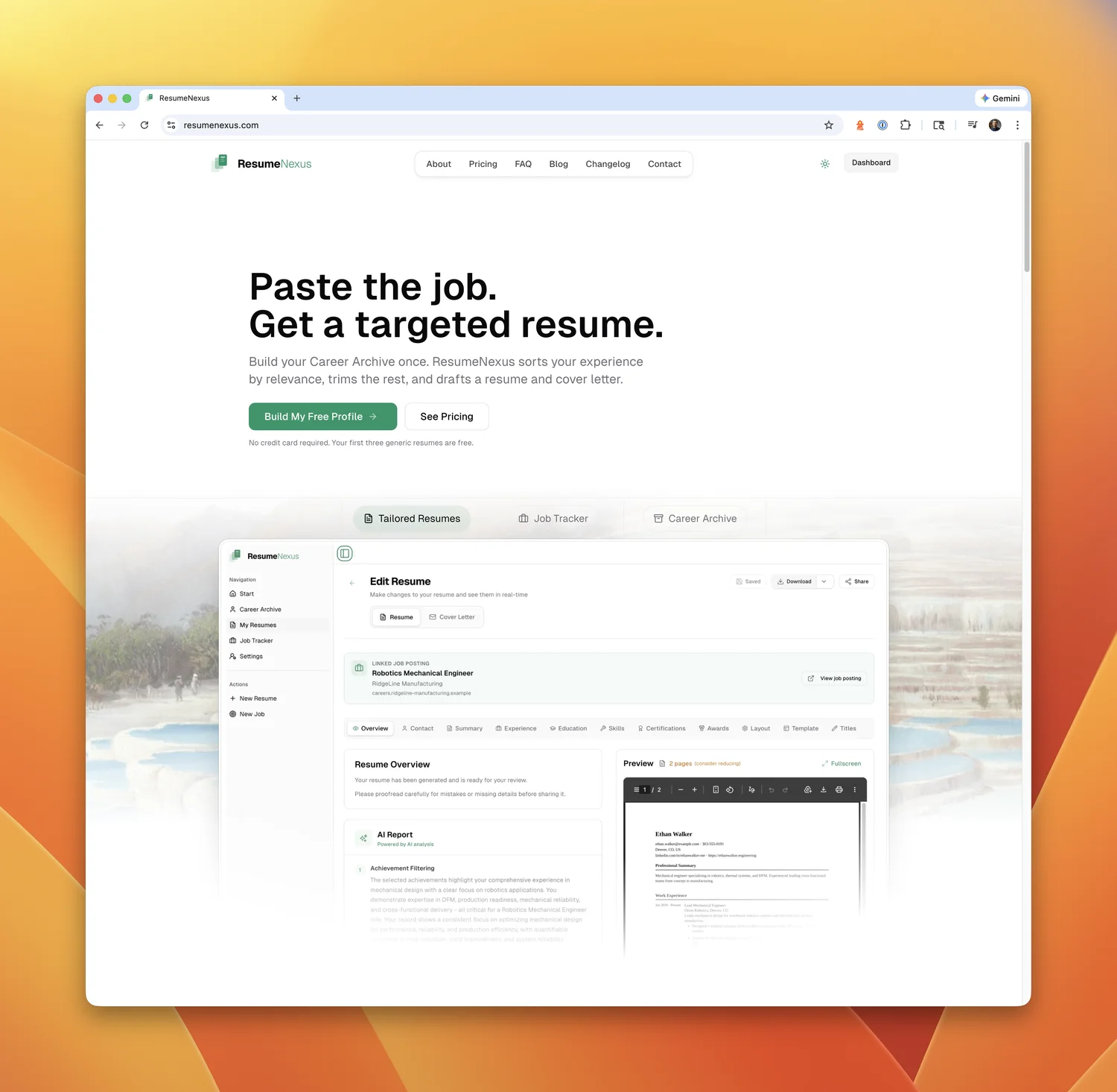 Image for post: The Resume Tool I Needed
